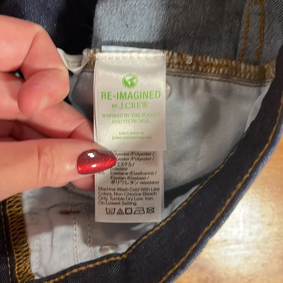 j crew toothpick Jean in rinse denim 29 tall - Picture 3 of 4